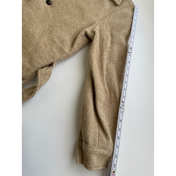 Amana Boho Hippie Wool Blanket Dress Coat Jacket - Picture 11 of 13